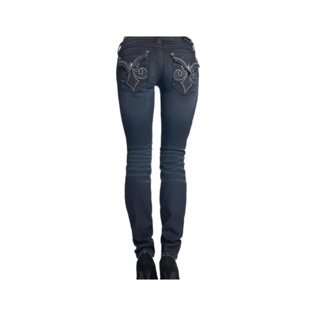 Джинси AFFLICTION Raquel Rugged Fleur Freefall Black