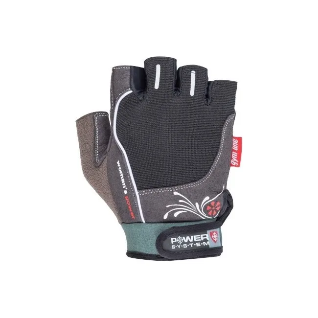 Фитнес перчатки POWER SYSTEM PS-2570 Woman’s Power женские Black