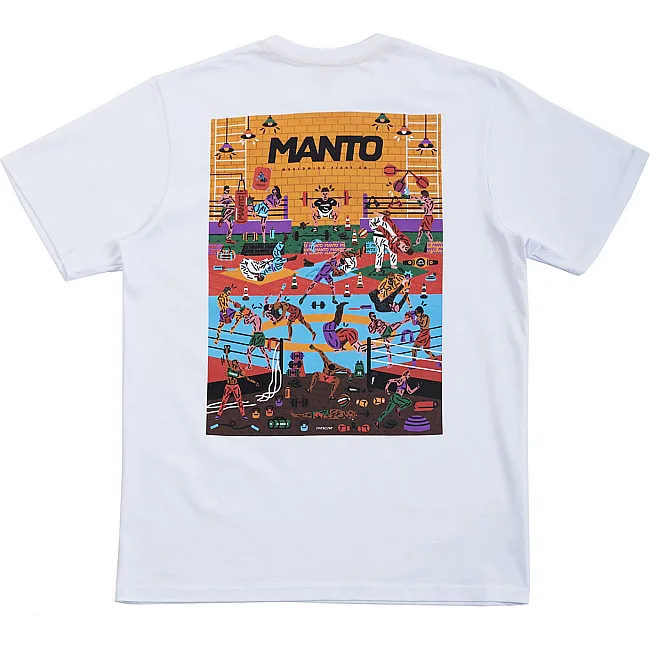 Футболка чоловіча MANTO Gym 2.0 White
