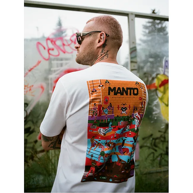 Футболка чоловіча MANTO Gym 2.0 White
