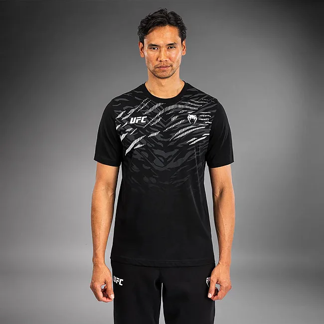 Футболка чоловіча UFC VENUM Fight Night 4.0 REPLICA Mens Black