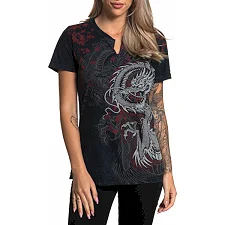 Женская футболка AFFLICTION Dragon