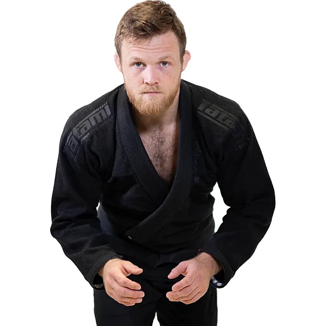 Кимоно для джиу-джитсу TATAMI Estilo Black Label Gi Black on Black
