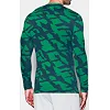 Компрессионная футболка Under Armour ColdGear Jacquard Compression Crew Nova Teal