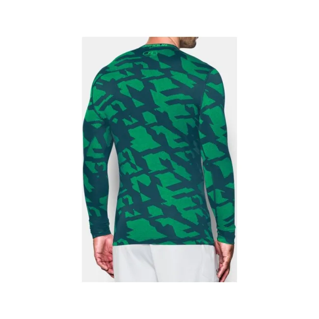 Компрессионная футболка Under Armour ColdGear Jacquard Compression Crew Nova Teal
