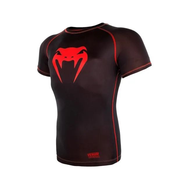 Компресійна футболка VENUM Contender 3.0s Short Sleeve Black/Red