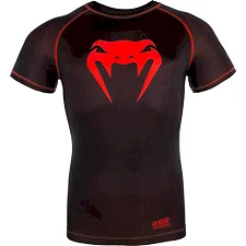 Компресійна футболка VENUM Contender 3.0s Short Sleeve Black/Red