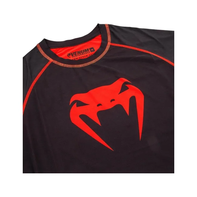 Компресійна футболка VENUM Contender 3.0s Short Sleeve Black/Red