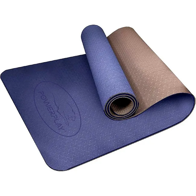 Коврик для фитнеса POWERPLAY 4150 TPE Premium Performance Mat Синий (183x61x0.6)