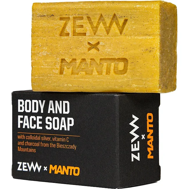 Мыло для лица и тела ZEW x MANTO for men