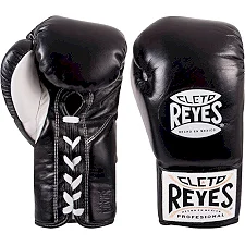 Перчатки для бокса CLETO REYES Official Leather Fight Black