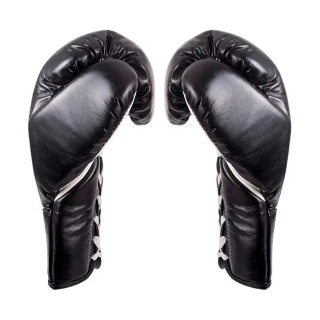 Рукавички для боксу CLETO REYES Official Leather Fight Black