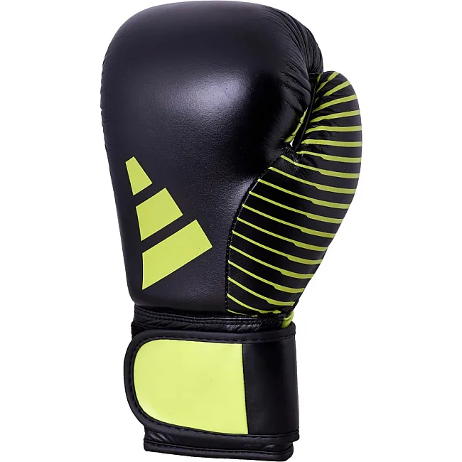 Перчатки для кикбоксинга Adidas с лицензией Wako (черно-зеленый, adiKBWKF200)