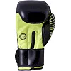 Перчатки для кикбоксинга Adidas с лицензией Wako (черно-зеленый, adiKBWKF200)