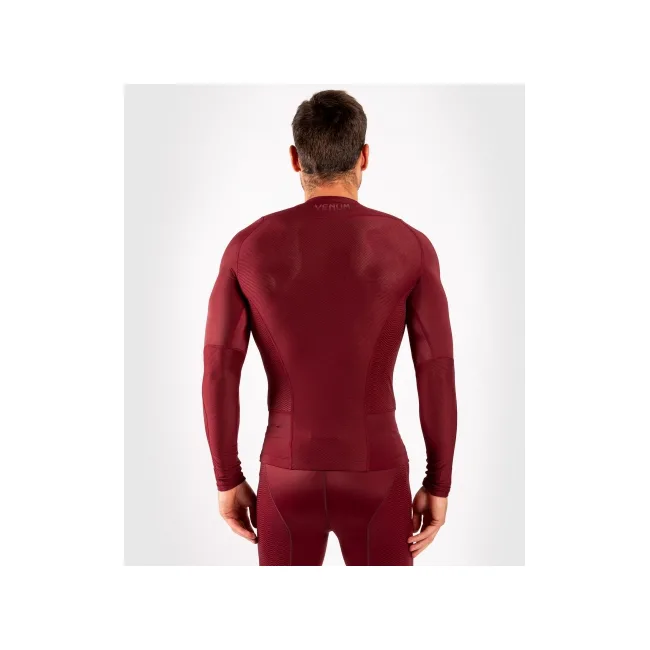 Рашгард з довгим рукавом VENUM G-Fit Burgundy