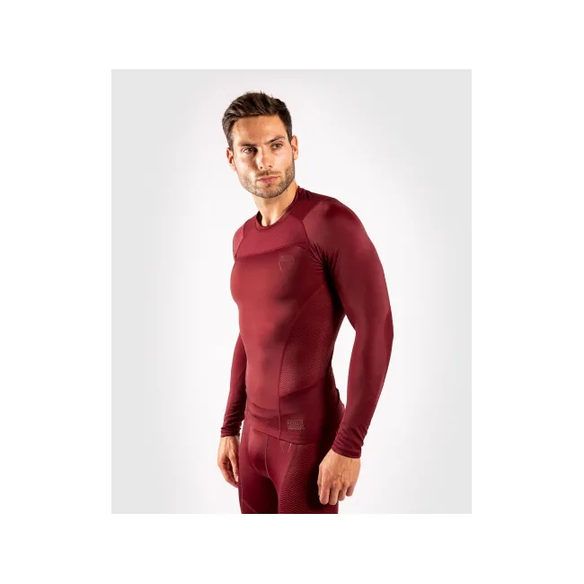 Рашгард з довгим рукавом VENUM G-Fit Burgundy