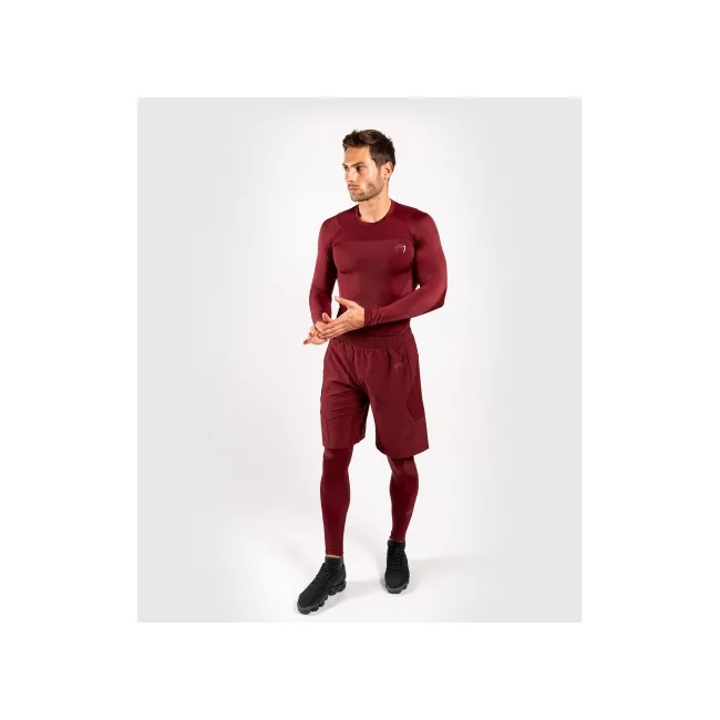 Рашгард з довгим рукавом VENUM G-Fit Burgundy