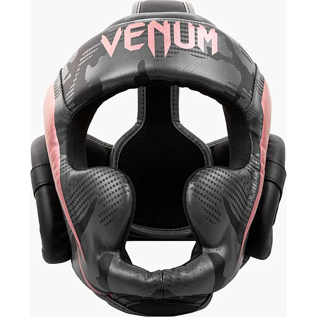 Шлем для бокса VENUM Elite Black Pink Gold