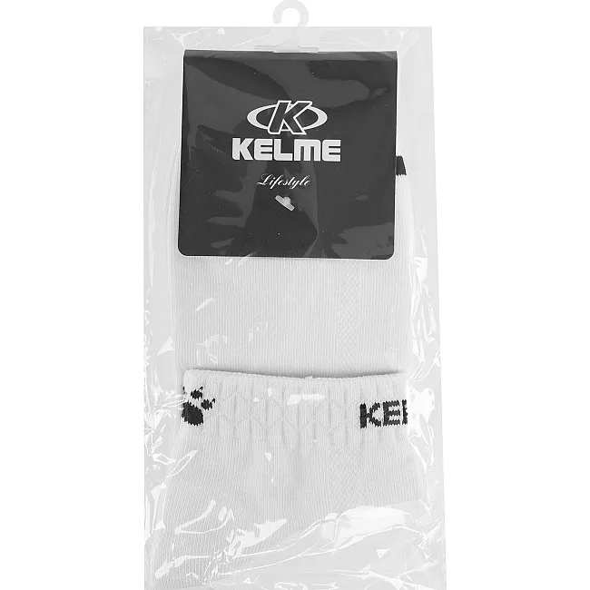Спортивные носки унисекс короткие KELME FLAT K15Z958-9100 (Белый)