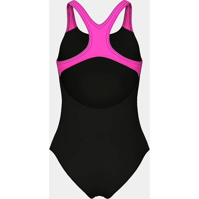 Купальник закрытый для девочек Arena SUNRISE SWIMSUIT SWIM PRO BACK черный, бирюзовый, розовый (для детей) 11