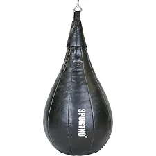 Боксерська груша краплеподібна набивна SPORTKO GK-4 60x45см (Чорний)