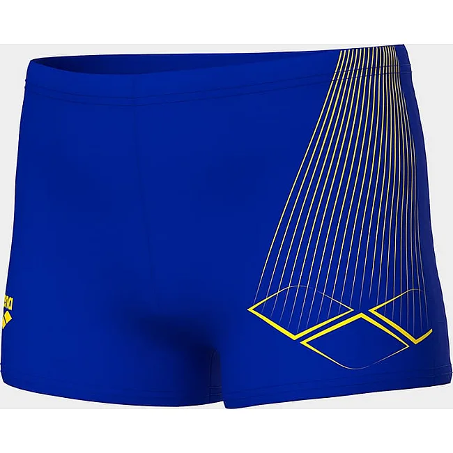 Плавки-шорты для мальчиков Arena BRIGHT SWIM SHORT синий, желтый (для детей)