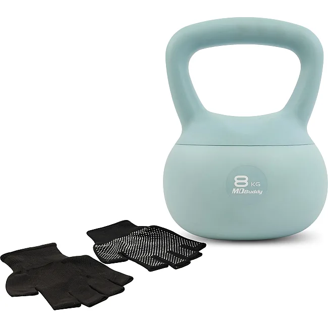 Гиря м'яка MDbuddy SOFT KETTLEBELL TA-7039-8 (Блакитний)
