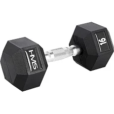 Гантель шестигранный HMS HEX PRO, 16 кг