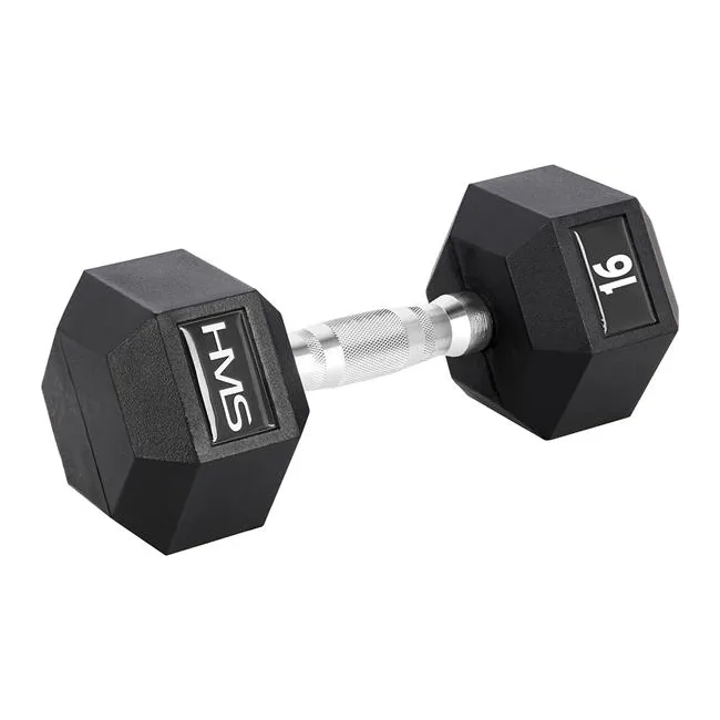 Гантель шестигранный HMS HEX PRO, 16 кг