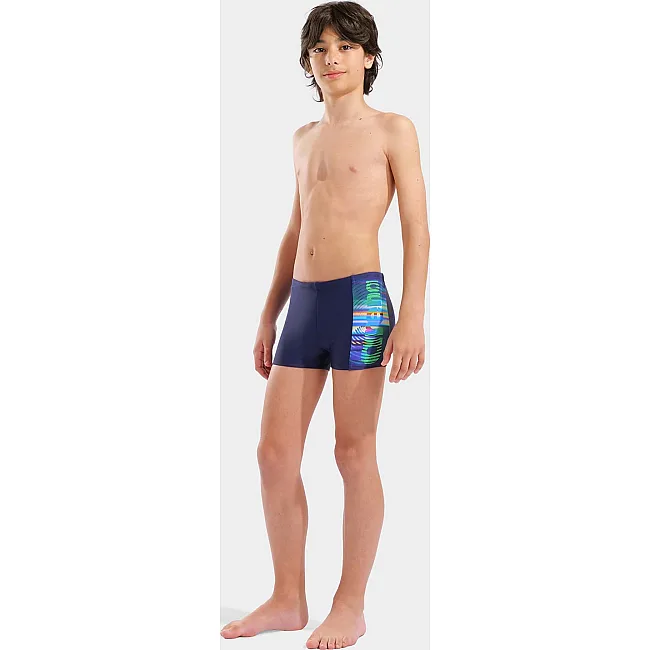 Плавки для хлопчиків Arena LIT LOGO SWIM SHORT синій (для дітей)