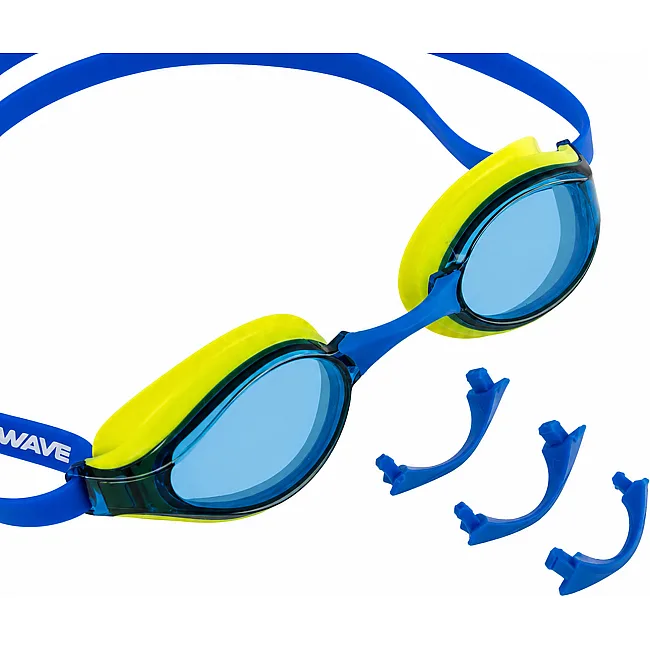 Очки для плавания юниорские MADWAVE Accelerator M043405 (Голубой)