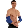 Налокотники спортивные с фиксирующим ремнем и амортизирующей вставкой MARATON VENUM028 (Черный)
