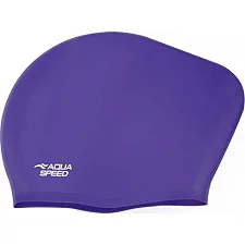 Шапка для плавания Aqua Speed LONG HAIR CAP 62228 фиолетовый One Size