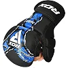 Тренувальні рукавиці RDX GRAPPLING GLOVES SHOOTER NEW AURA F17 чорний, синій
