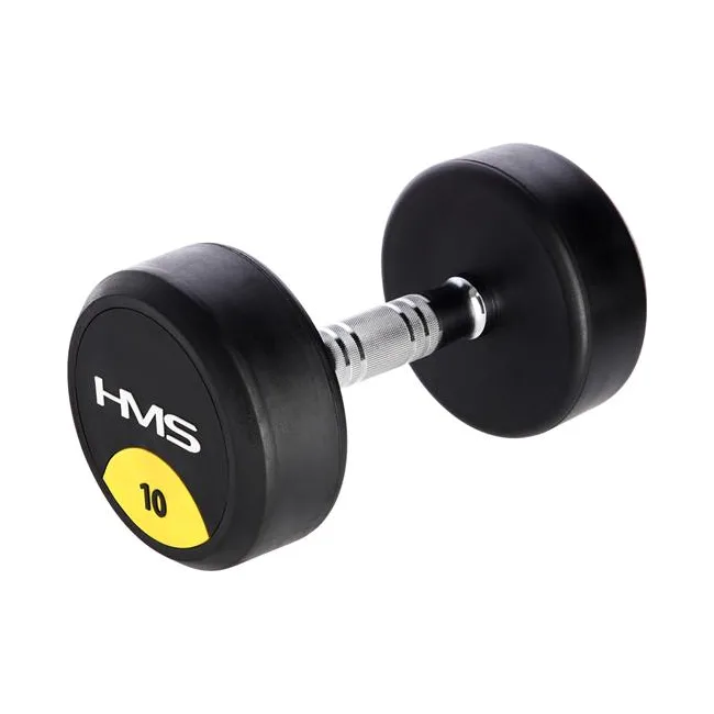 Гантель прогумована HMS HG PRO, 10 кг