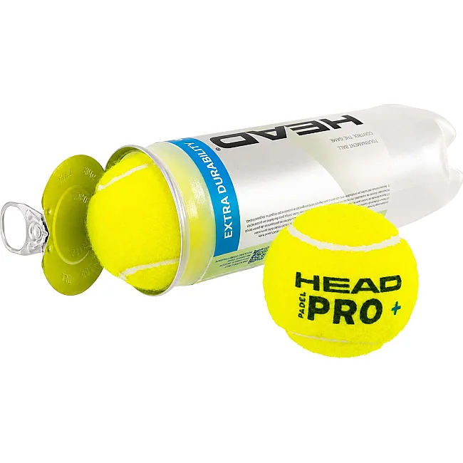 Мяч для падел тенниса HEAD Padel Pro+ 540203 (Салатовый)