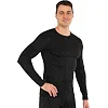 Лонгслив компрессионный спортивный LIDONG LD-1303 (Черный)