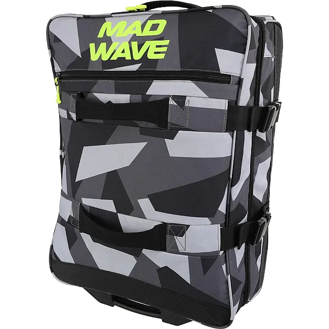 Сумка-валіза на колесах MADWAVE Carry on M112904 (Чорний-сірий)