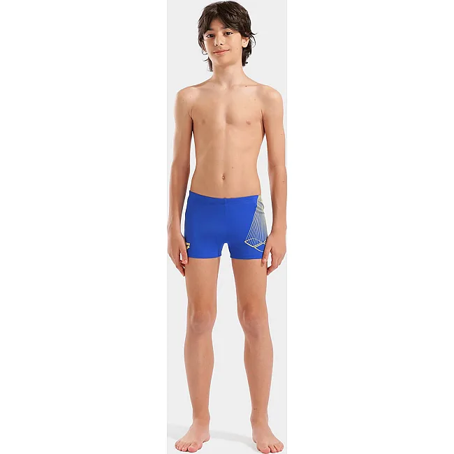 Плавки-шорты для мальчиков Arena BRIGHT SWIM SHORT синий, желтый (для детей)