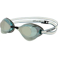 Стартовые очки для плавания радужные линзы MADWAVE TURBO RACER II RAINBOW M045807 (Бирюзовый)