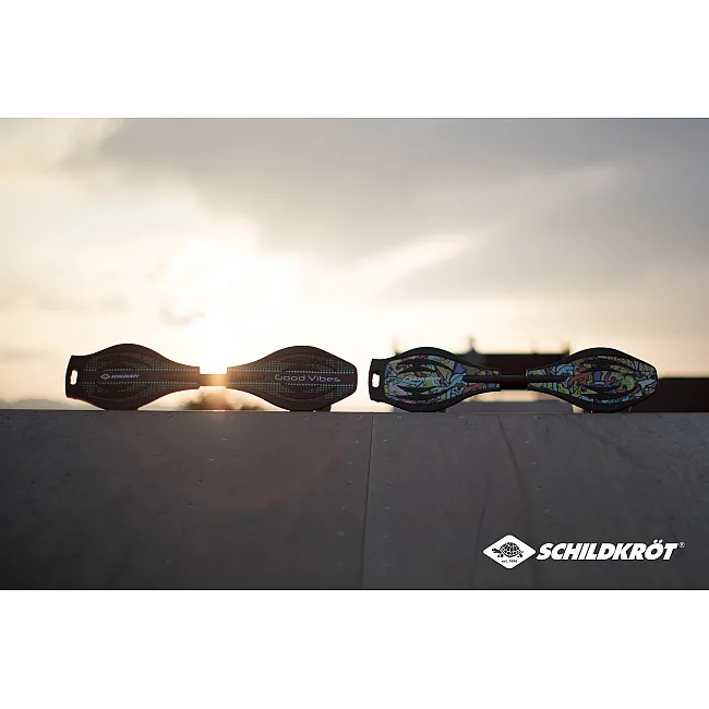 Вейвборд SCHILDKROT Waveboard Good Vibes Graffiti Max: 80 кг