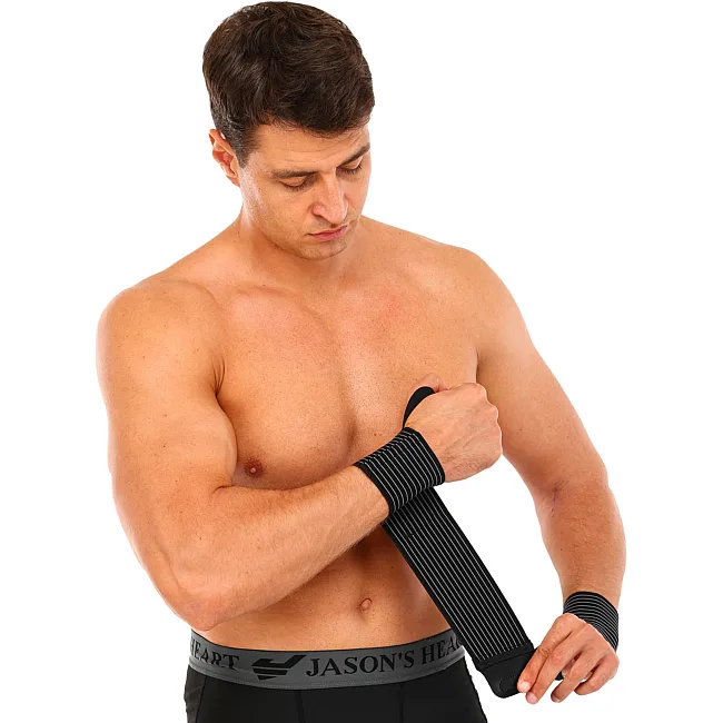 Кистевые бинты
 STRENGTH WRIST WRAPS MUTE 9002 2штуки