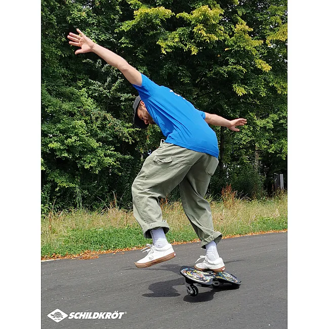 Вейвборд SCHILDKROT Waveboard Good Vibes Graffiti Max: 80 кг
