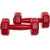 Гантели для фитнеса пластиковые Champion TA-9820-1_5 2шт 1,5кг (Красный)