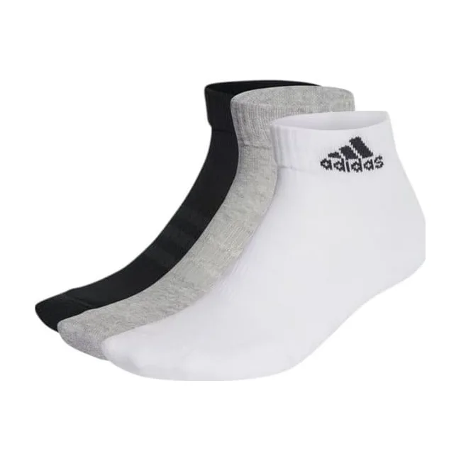 Носки Adidas C SPW ANK 3P белый, черный, серый