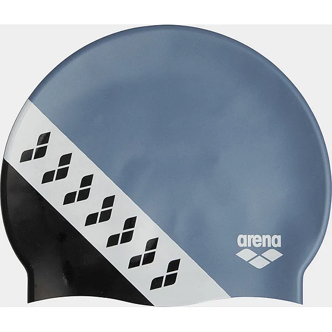 Шапка для плавания Arena ICONS TEAM STRIPE CAP серый, черный OFSM