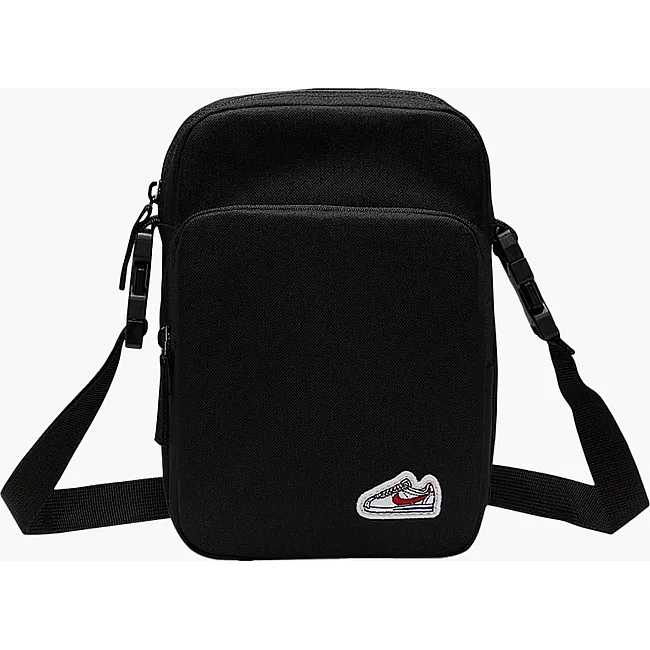 Сумка из-под плеча Nike NK HRTGE CRSSBY-CORTEZ PTCH 4L черный 15 x 23 x 8 см