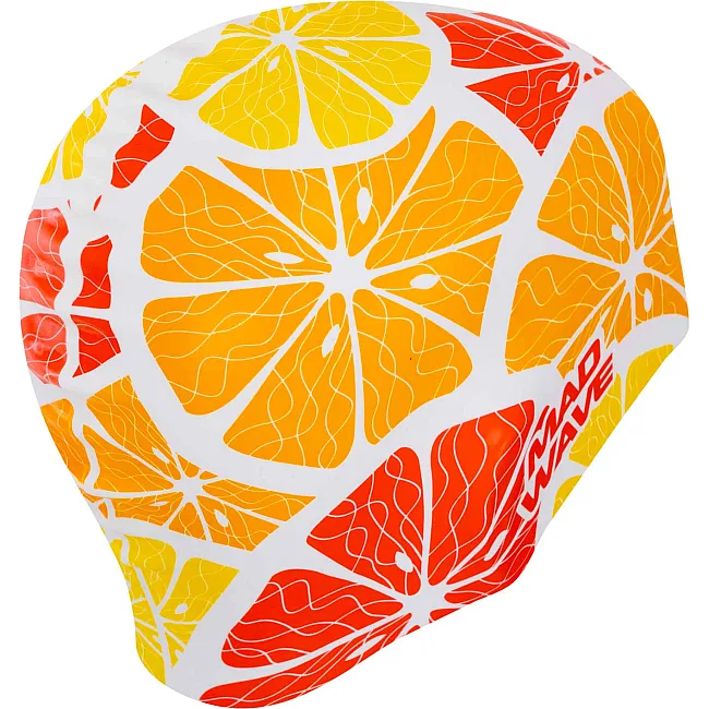 Шапочка для бассейна
 силиконовая для взрослых MADWAVE
 CITRUS M055316 (Желтый)