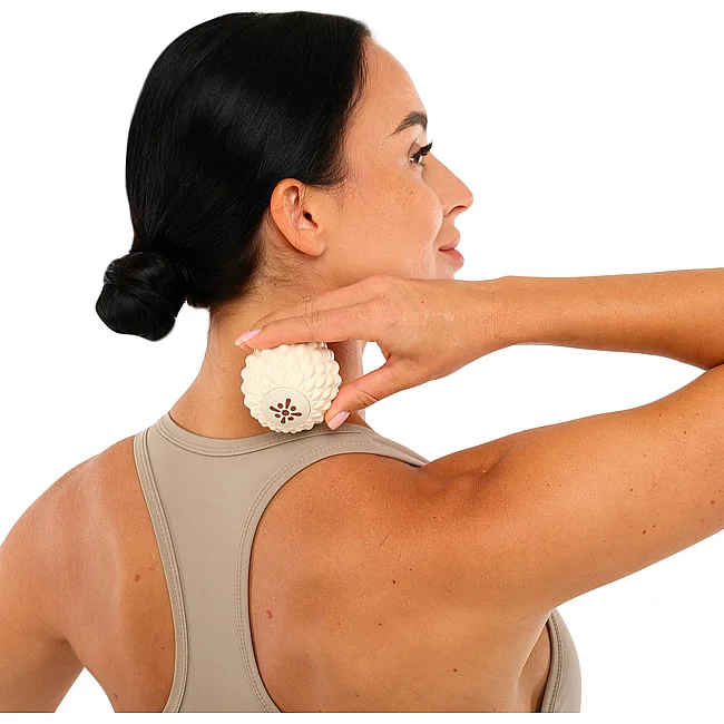 Мяч массажный для МФР BLOOM MASSAGE BALL LB7024 ø6см (Белый)