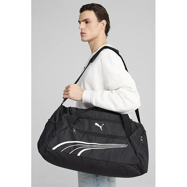 Сумка спортивна Puma FUNDAMENTAL M Sports Bag 57L чорний 60х29х27 см